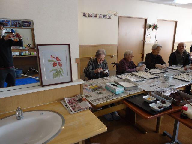 餅つき②