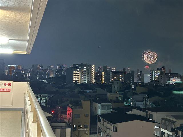 守口の夜景♪夜空に咲く花火♪『第36回なにわ淀川花火大会』鑑賞