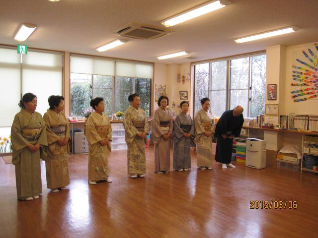 3月6日　西川流の日本舞踊の鑑賞会です