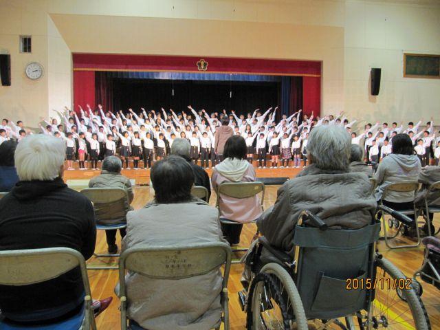 11月2日　青木小学校5年生との最後の交流会