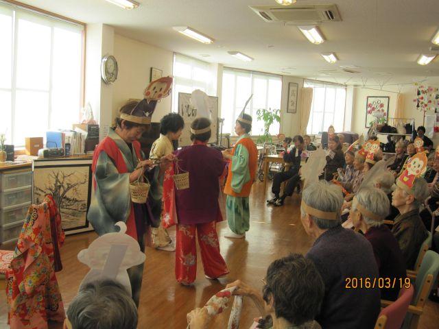 ３月１９日　石の梅一座さん来設