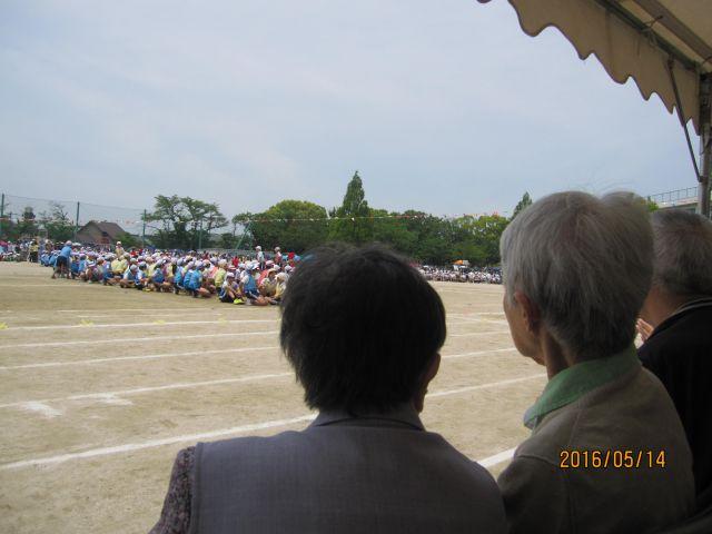 5月14日　青木小学校の運動会に行ってきました。