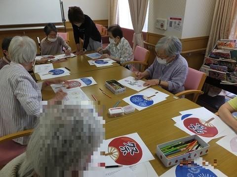 夏に負けるな！うちわ作りイベント