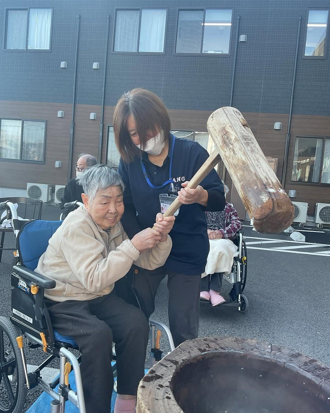 お正月といえば、お餅つき‼️